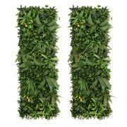 Pannello Parete Vegetale Artificiale Ayla 50x150 cm x2 per Giardino e Casa
