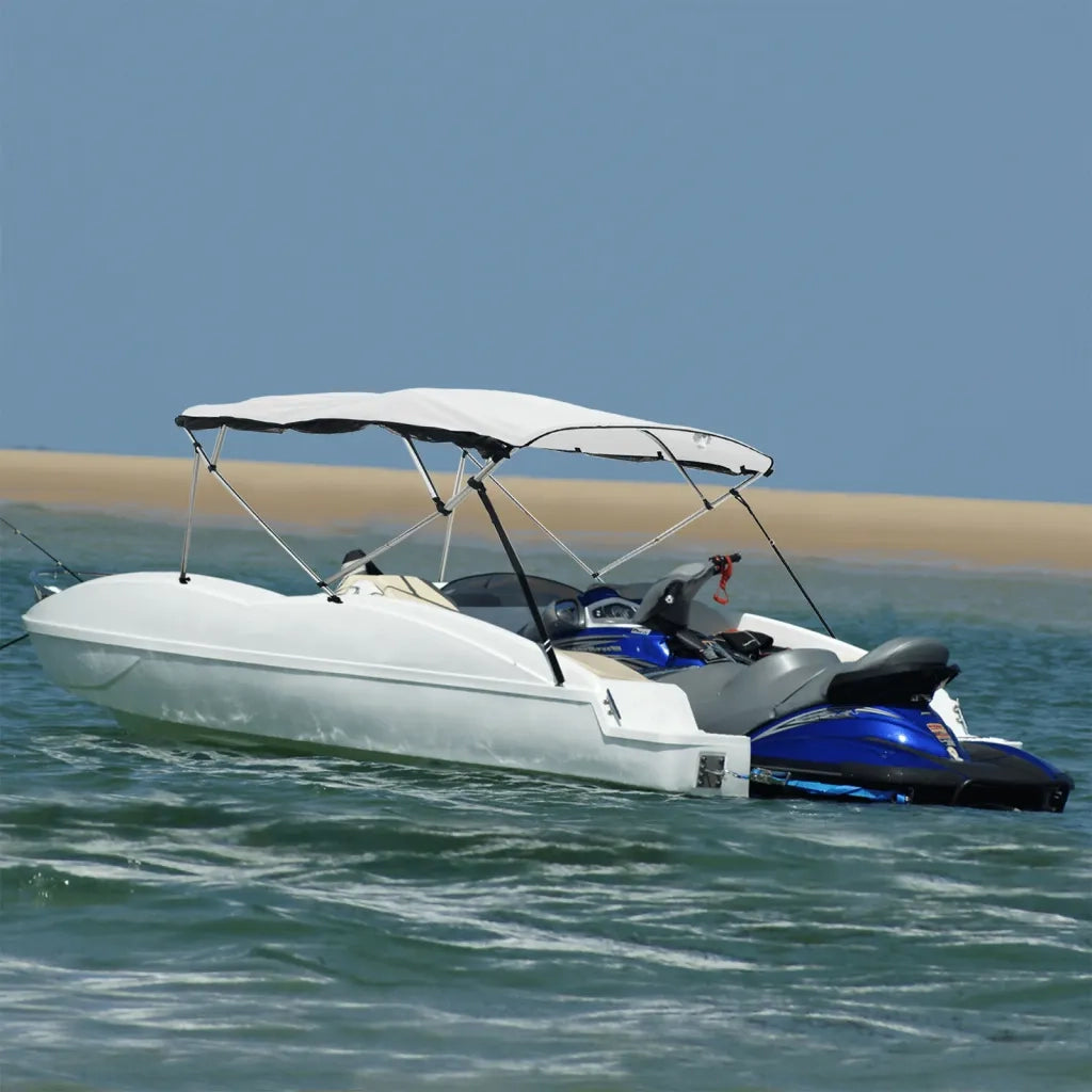Bimini di Prua Pareti Laterali Rete 4 Archi 243x(185-198)x137cm 94851