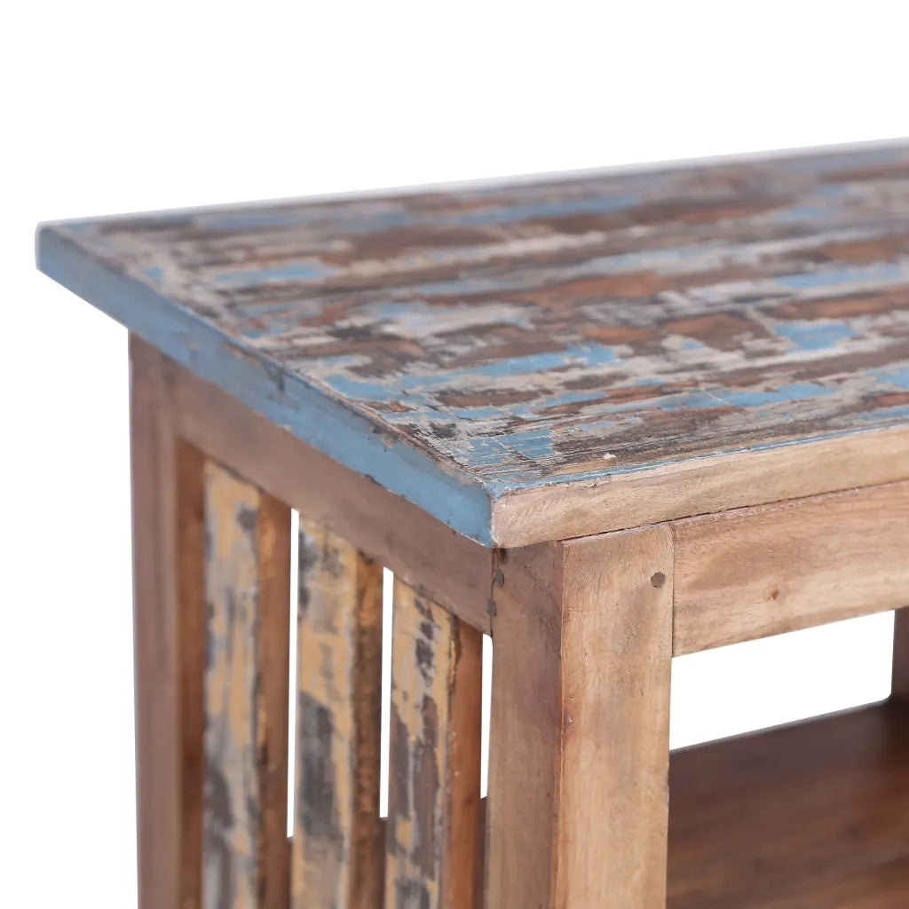 Comodino 41x30x50 cm in Legno Massello di Mogano 283926