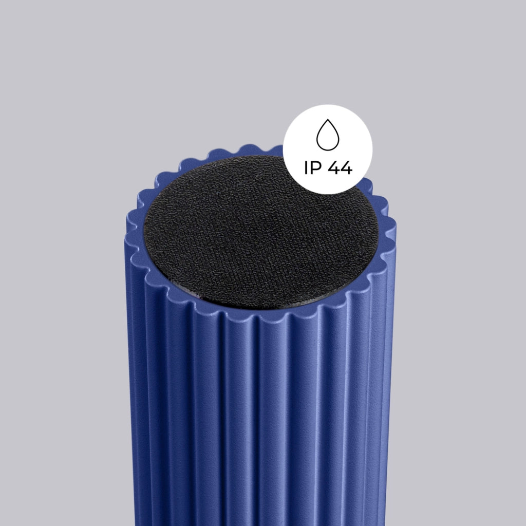 Spot soffitto SFERA Pure Lume blu vetro bianco IP44 G9