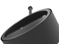 Camino a Bioetanolo Sospeso Ø72,4x30x220,4 cm Incyrcle Slim Nero