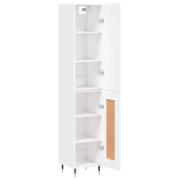 Credenza Bianca 34,5x34x180 cm in Legno Multistrato 3199089