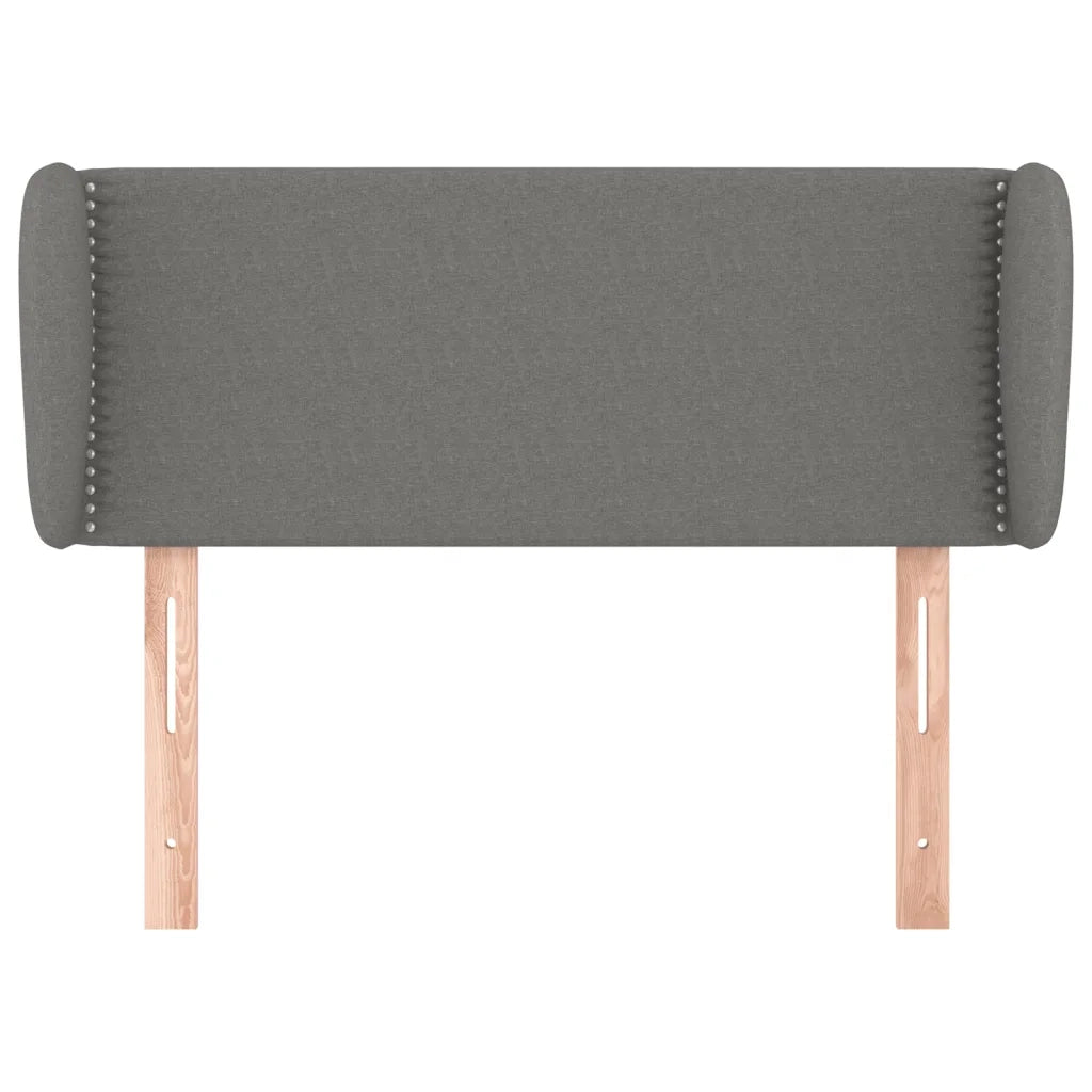 Testiera ad Orecchio Grigio Scuro 83x23x78/88 cm in Tessuto 3116979