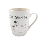 Tazza Mug Porcellana Gatti Cc 360 Kb8