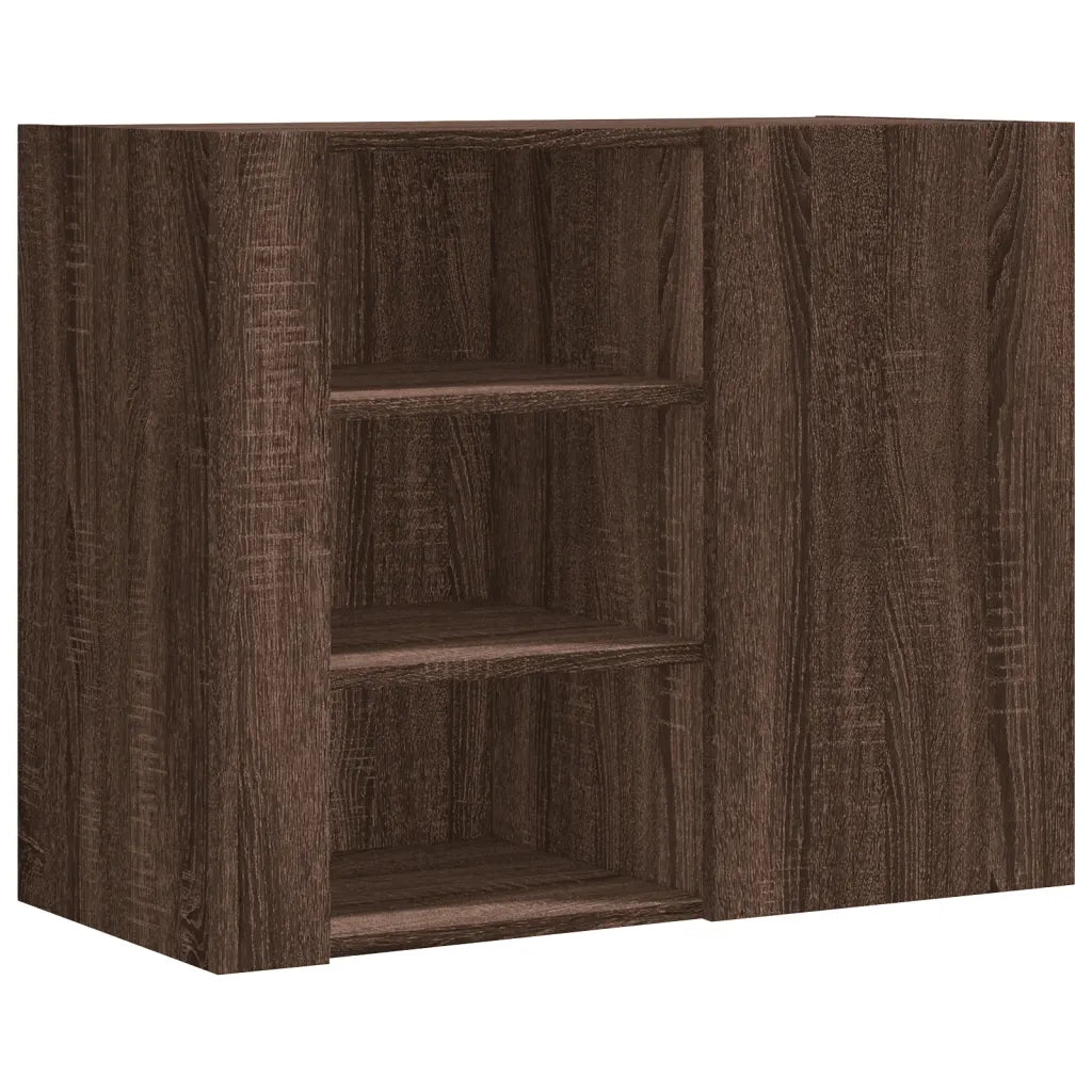 Armadietto a Muro | Mobile a Parete Rovere Marrone 75x35x60 cm in Truciolato