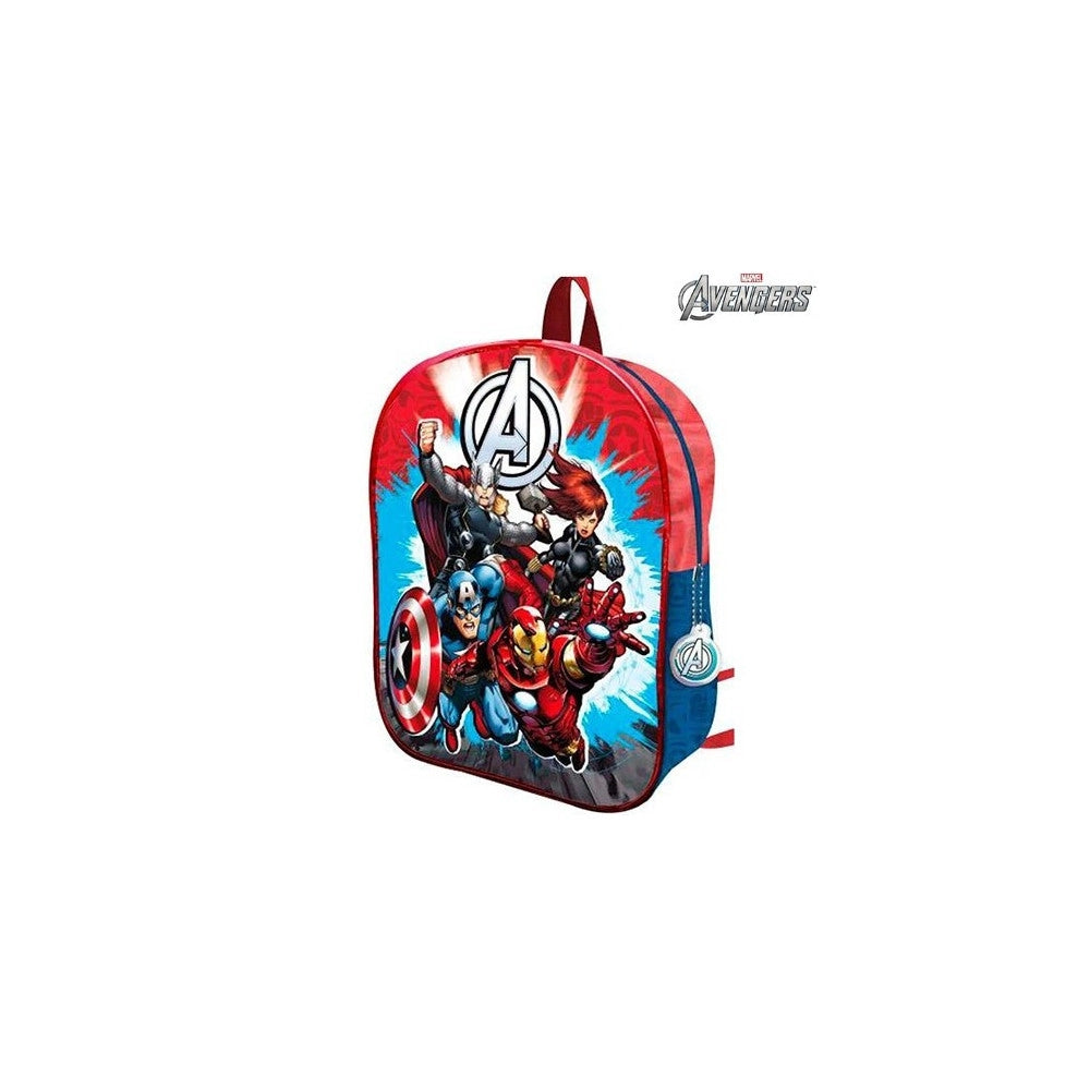 Trade Shop - Zaino Scuola Asilo Elementare Zainetto Supereroi Marvel Avengers Stampa In 3d -