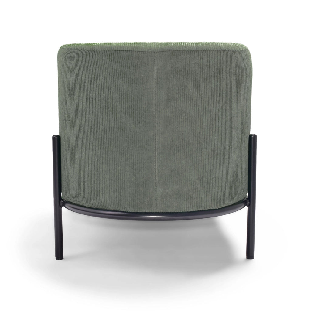 LIPSIA VELVET - Pouf ovale in velluto a coste