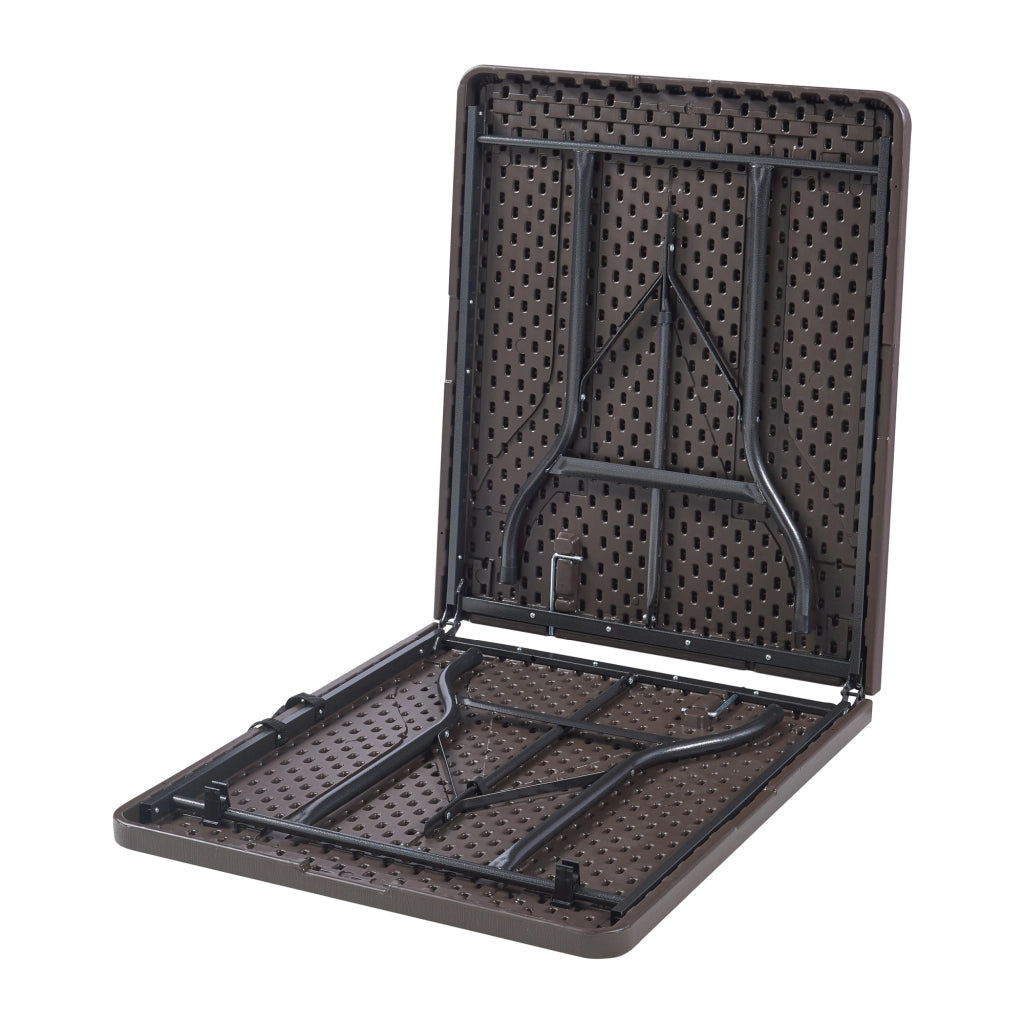 Tavolo da Picnic Lillestrøm Pieghevole 180 x 75 x 72 cm Marrone Effetto Legno pro.tec