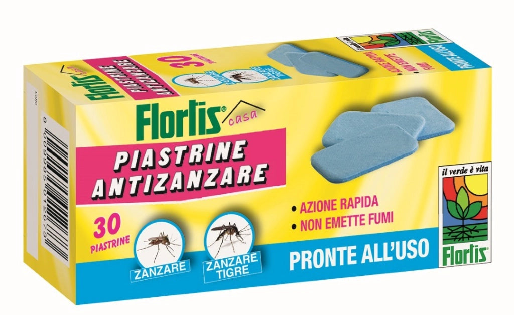 Pest Control Volanti Piastrine Antizanzare 30 Pezzi - Orvital Spa