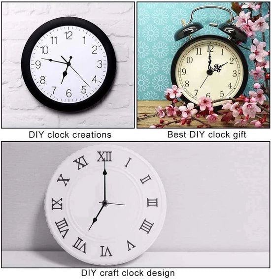 Orologio da parete - Orologio da parete a quartz - Nuovo Orologio da parete da sostituire - orologio a quartz da installare - Lunghezza dell'asse 20 mm Alta Torque Giallo Oro