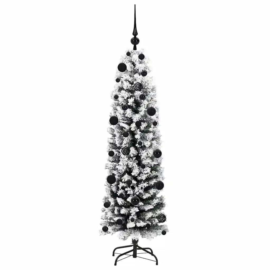 Albero di Natale | Decorazioni natalizie artificiale con 150 LED Verde 150 cm