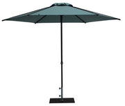 Ombrellone da Giardino Ø3 m Palo Ø38 mm in Alluminio Tessuto Dralon Acrilico Border Aguademar
