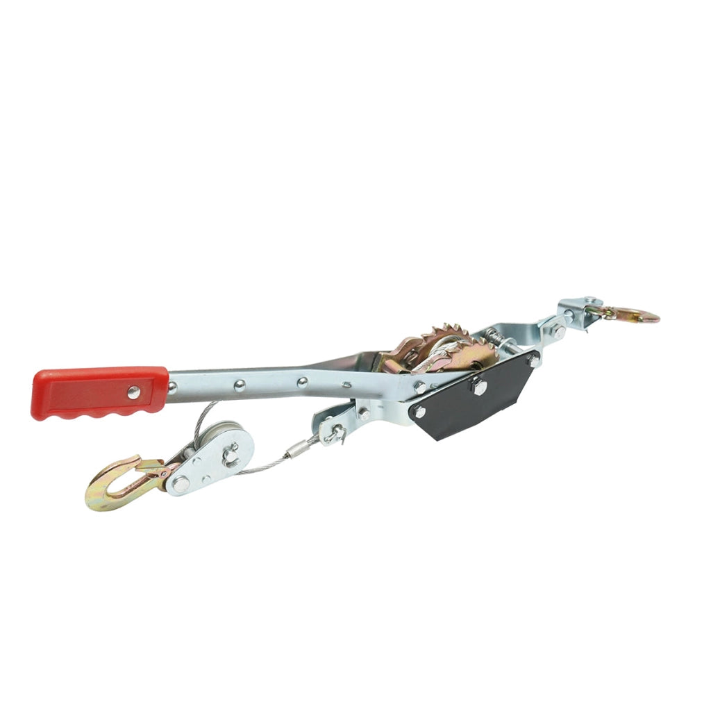 Verricello manuale da 2000 kg con cavo d'acciaio da 4,5 mm x 2,2 m Hoteche