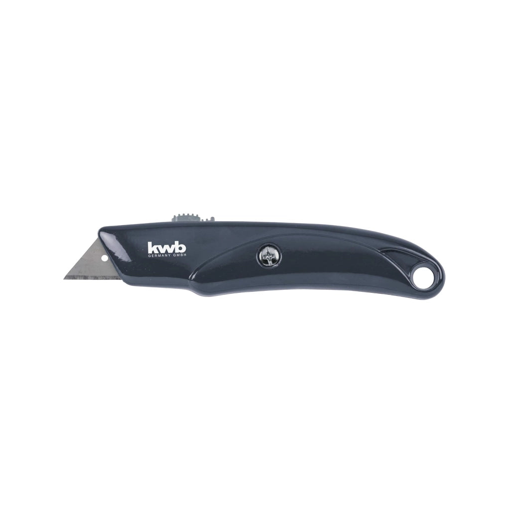 Coltello tappeto KWB 013710 lama trapezoidale intercambiabile 60x19mm funzione di bloccaggio