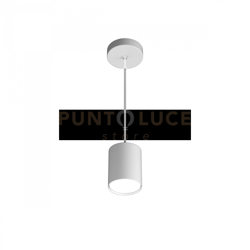 SHAPE SOSPENSIONE TUBO H.10 1 LUCE BIANCO 1143-S10-BI