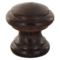 POMOLO IN LEGNO ART. 114 mm 30 noce scuro- 25 pezzi