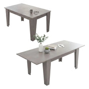 Salmour, Tavolo Allungabile Allungabile, 200x88x78h cm Grigio Cemento