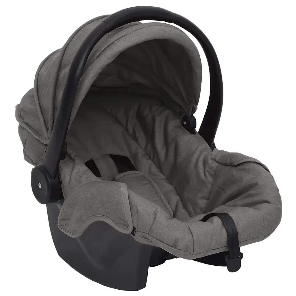 Passeggino 3 in 1 Grigio Chiaro e Nero in Acciaio CFW2769295