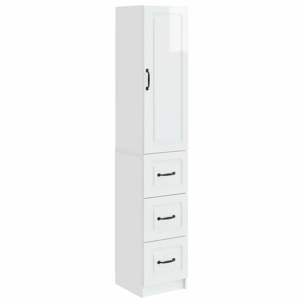 Set di armadi 2 pcs Bianco Lucido 33 x 34,5 x 87 cm 3416974