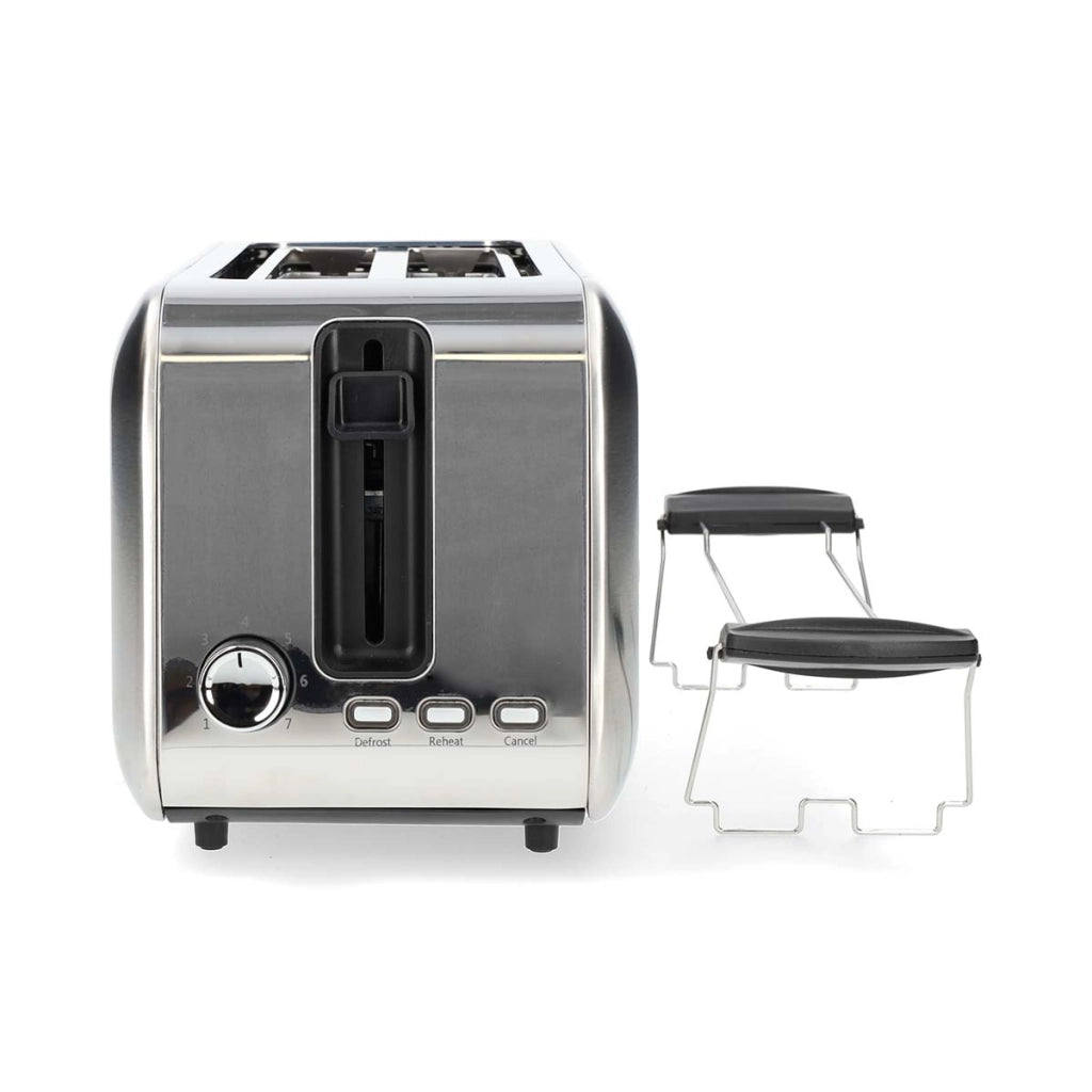 Tostapane con 7 livelli di tostatura 1450W Argento Nedis