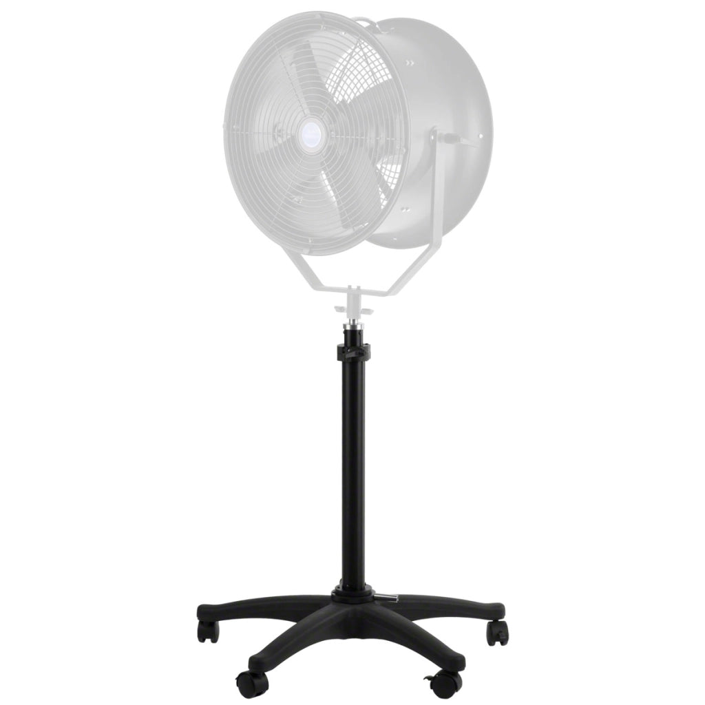 Stativo con ruote per macchina del vento con altezza regolabile 70-110 cm, treppiede per lampade con capacità di carico di 12 kg, per flash con attacco da 5/8", con cinque ruote e freno