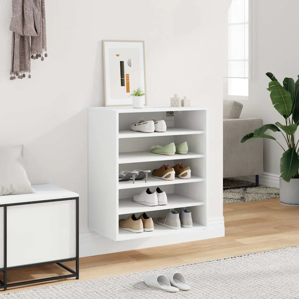 Armadi per scarpe 60 x 35 x 70 cm Bianco 808936