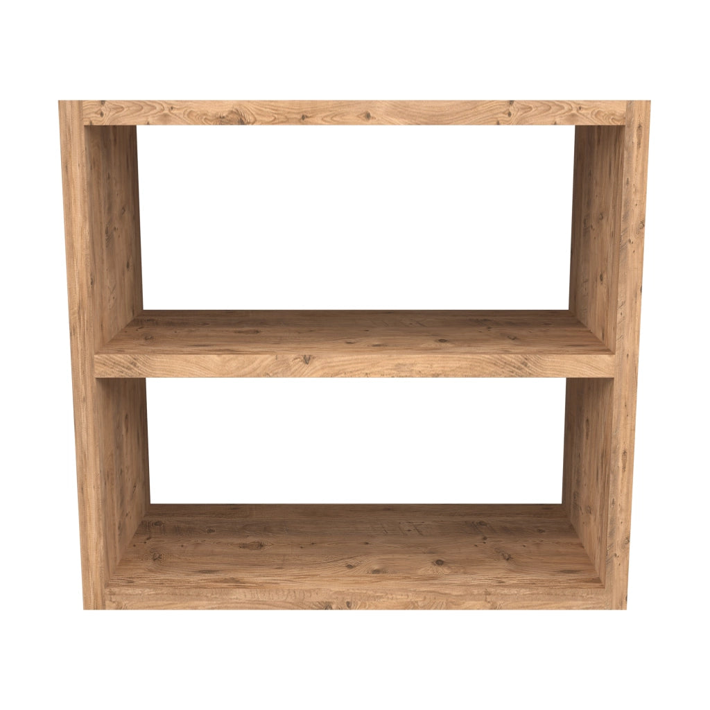 Scaffale Autoportante 'Hjo' Portaspezie a 2 Ripiani Organizzatore per Cucina, Bagno - Effetto Rovere [en.casa]