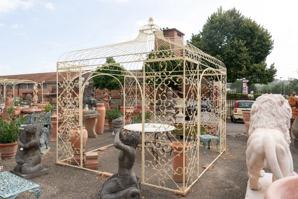 Biscottini Gazebo in ferro L400XPR400XH365 CM Molto solido stabile Offerta Speciale