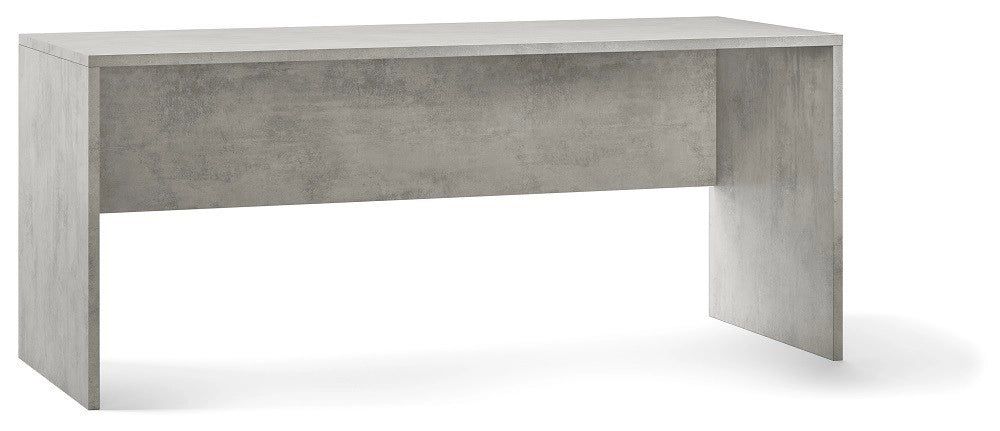 SCRIVANIA DA UFFICIO H76 L180 P69 Cm FINITURA CEMENTO SARMOG Db630k