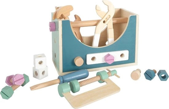 Cassetto da lavoro 2 in 1 - Giocattolo in legno per bambini di 3 anni e adulti