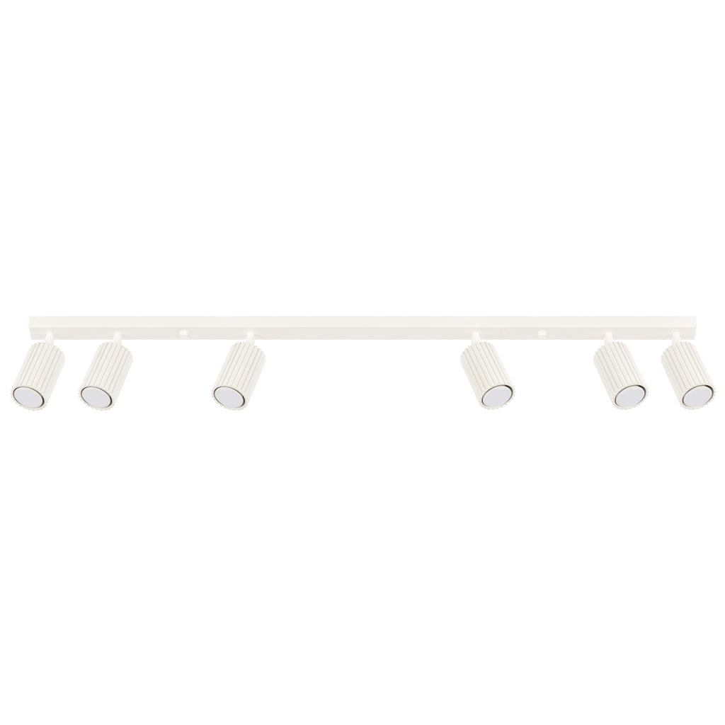Plafoniera moderna beige barra 117cm 6xGU10 Gravio