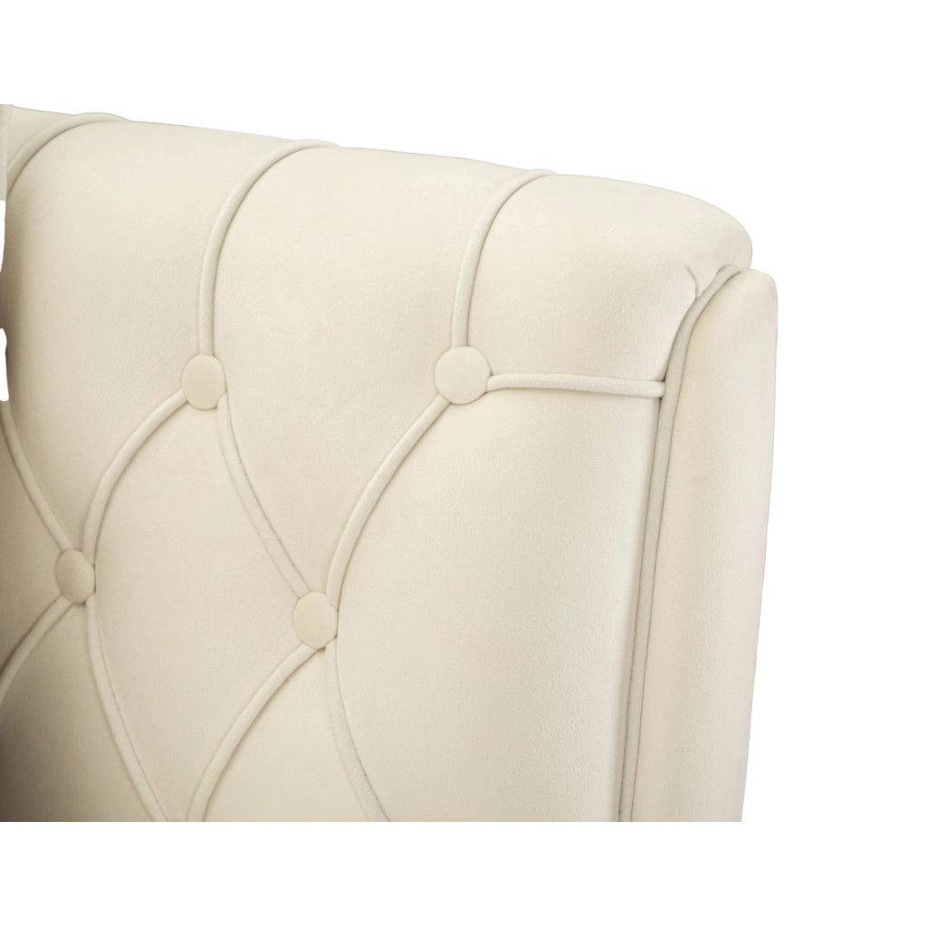 Poltrona VKH895, Beige, Poliestere, 88x83x91 cm