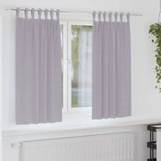Tende Blackout con Anelli 2 pcs Grigio Metallico 175 x 140 cm 4107579