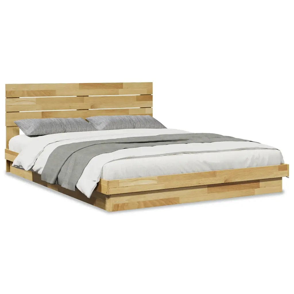Struttura Letto con Testiera Senza Materasso-Giroletto con Testiera 150x200 cm
