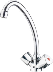Wastafelmengkraan in messingspoj con uscita regolabile - verniciato - rubinetto da cucina - alta pressione - LI5