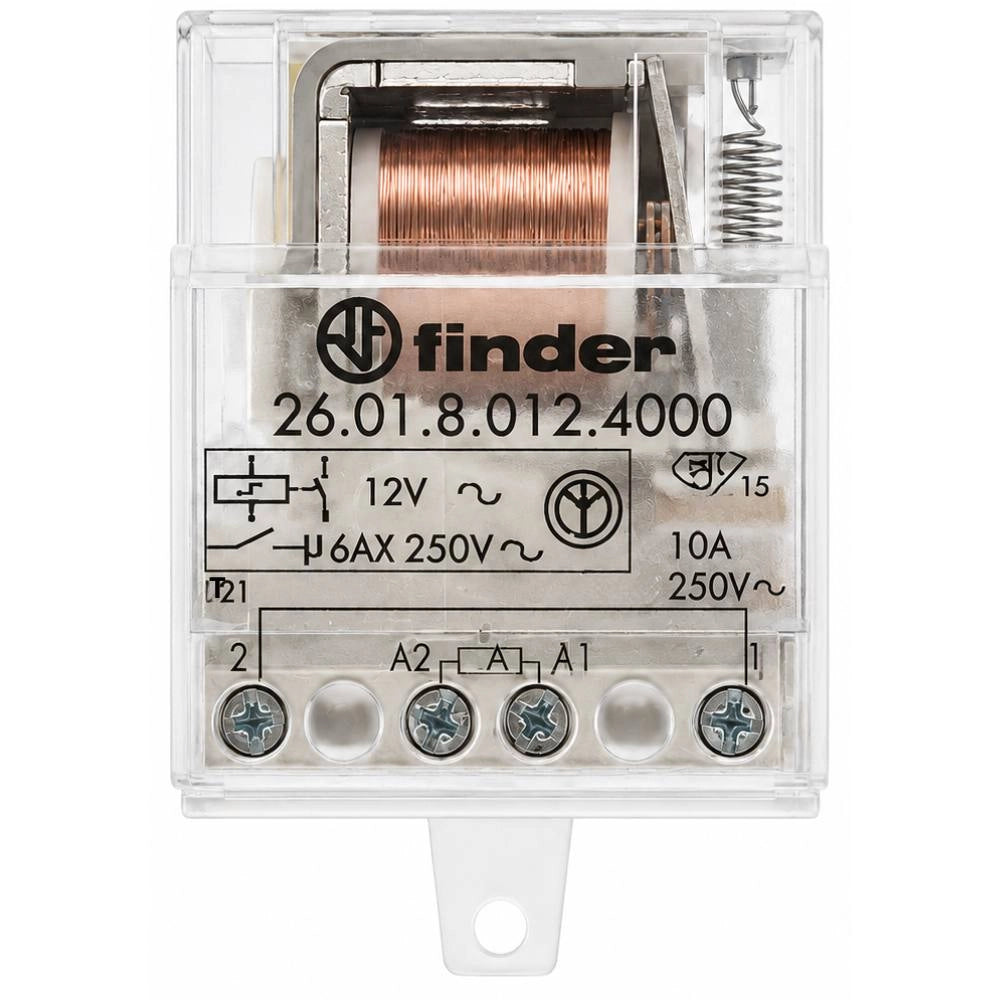 Finder relè impulsi unipolare 12v ac per controllo luci
