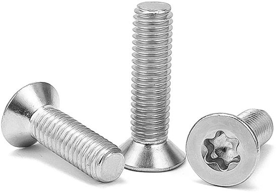 Viti universali M6 x 35 mm - Torx zonulato - Acciaio inossidabile A2 V2A - 10 pezzi - Per macchine/ mobili - Utilizzo universale - Viti
