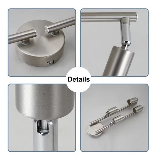 ZMH Faretto da soffitto 4 fiamme GU10 moderni orientabili per soggiorno camera letto
