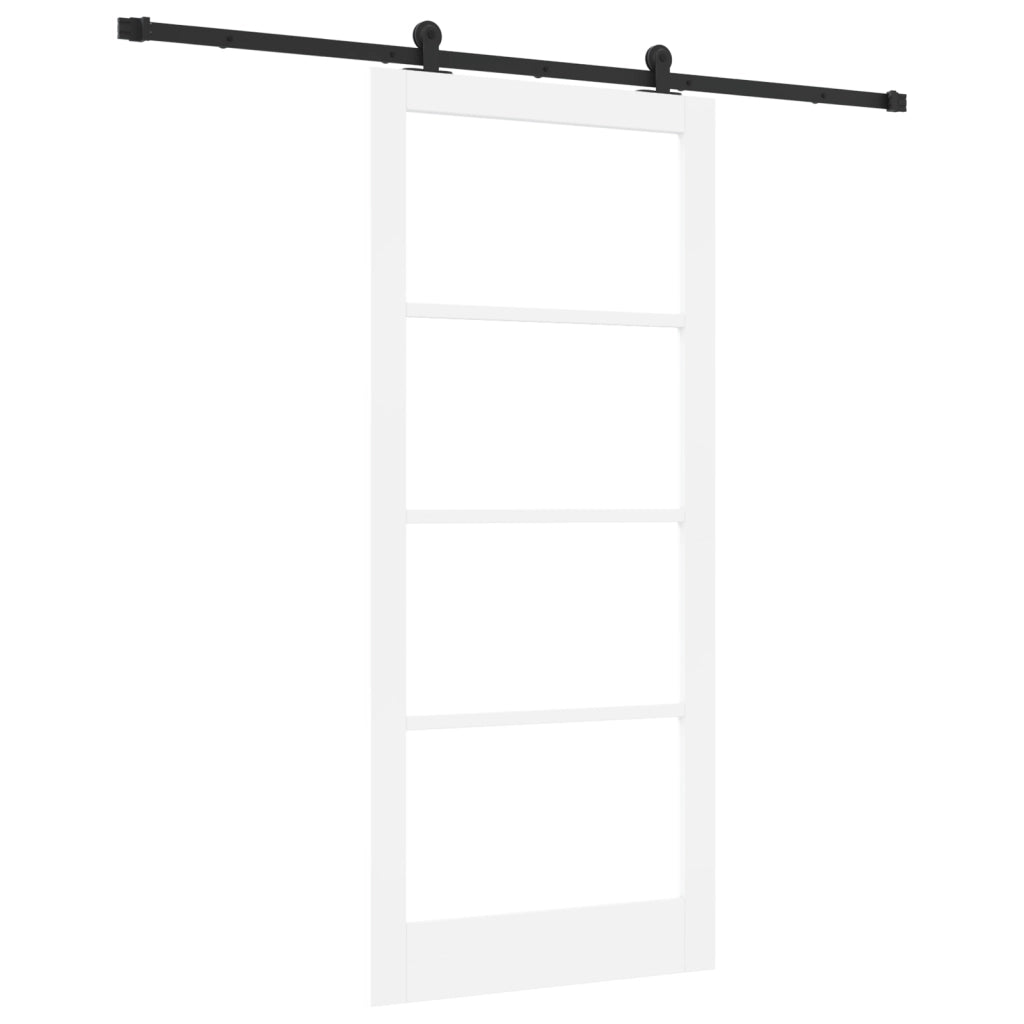 porta scorrevole  con set di accessori "ORKDAL" bianca 93x211 cm