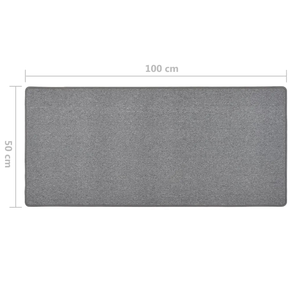Tappeto del soggiorno | Tappeto Corsia Grigio Scuro 50x100 cm