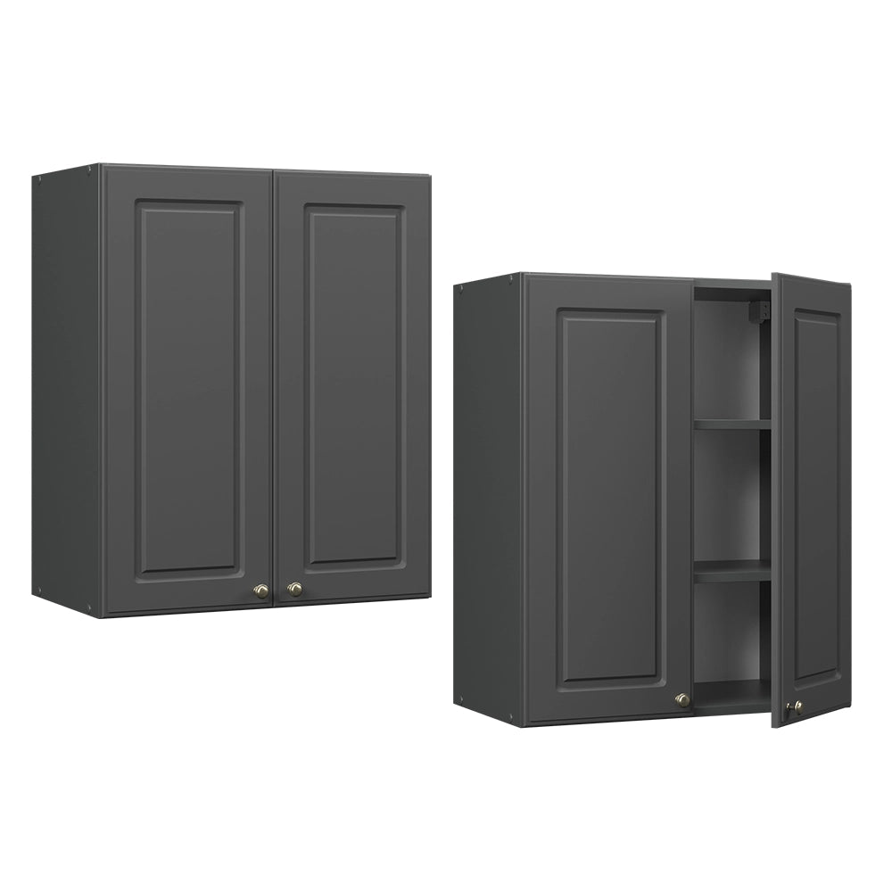 Vicco Pensile da cucina Landhaus antrazit-oro 60 cm