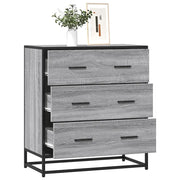 Credenza-Buffet-Armadio da cucina Grigio Sonoma 68x35x76 cm in Truciolato e Metallo 985161