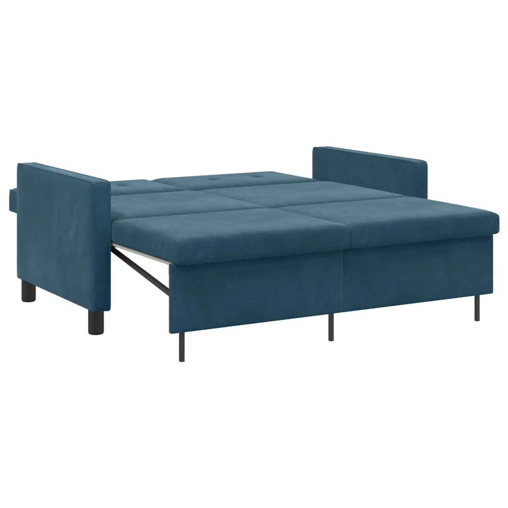 Divano letto | Sof¨¤ letto | Letto singolo Blu Tessuto