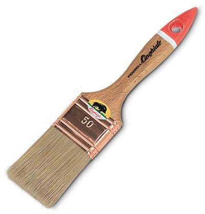 PENNELLESSA M.LEGNO 537 CINGHIALE - SETOLA BIONDA MM 20X52- 12 pezzi