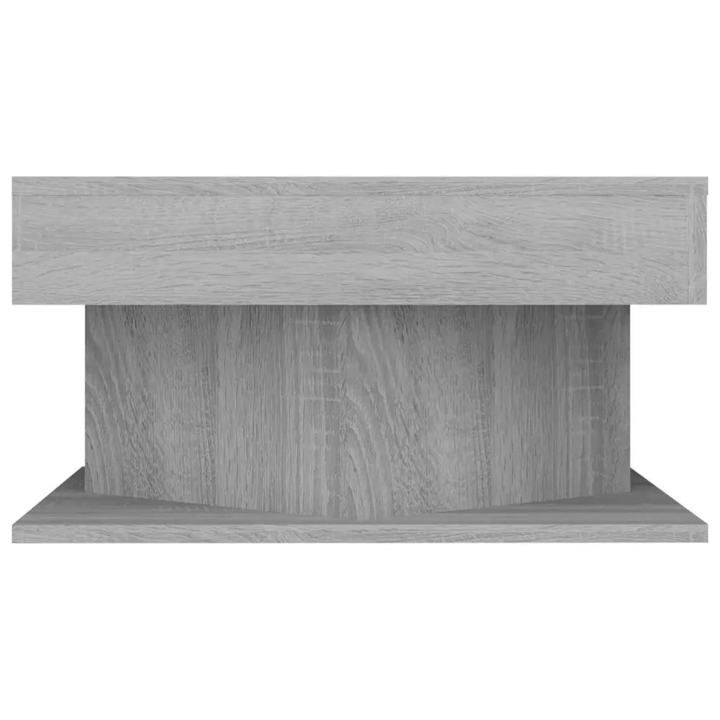 Tavolino da Salotto Grigio Sonoma 57x57x30 cm Legno Multistrato 815943
