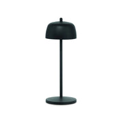 Zafferano Lampada a led da tavolo Circe Nera ricaricabile e dimmerabile