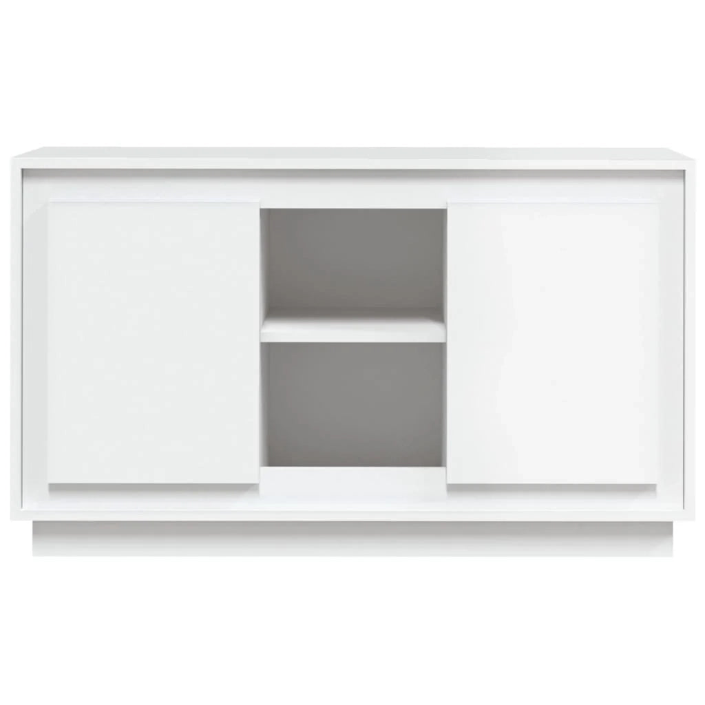 Buffet credenza cassettiera mobiletto mobile contenitore organizer per cucina soggiorno salotto 102 x 35 x 60 cm legno ingegnerizzato bianco 02_0030175