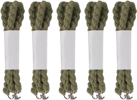 Cinture elastiche per pantaloni - antiscivolo - doppie - verde - 10 pezzi - adatte per escursioni.