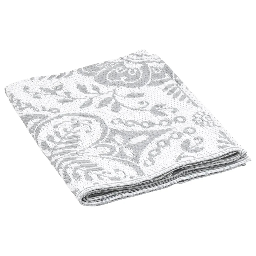 Tappeto da Esterno ARAKIL Grigio Chiaro 140x200 cm PP 317031