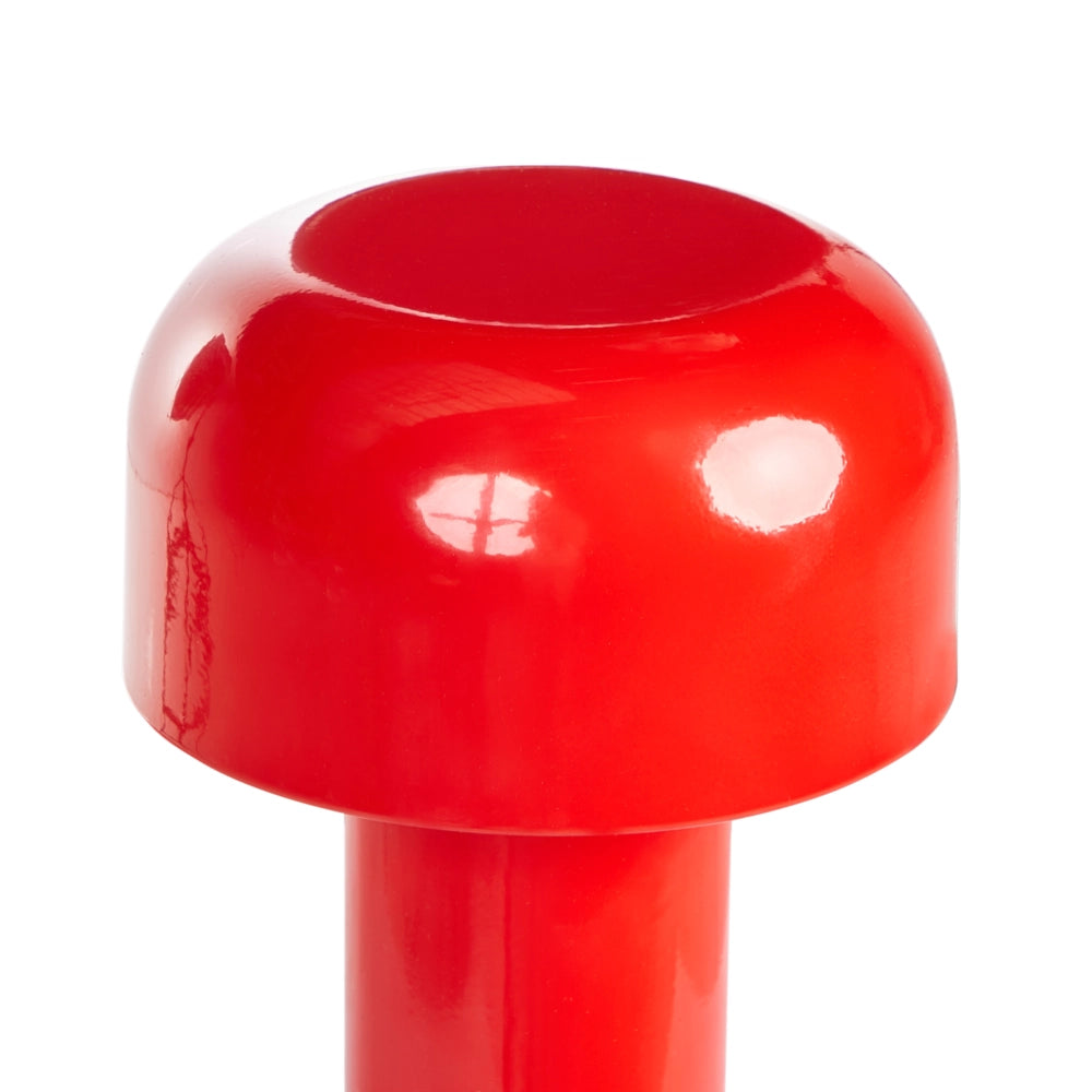 Lampada da tavolo senza fili in ferro rosso per interni e per esterni